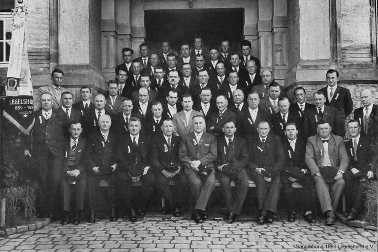 100 Jahre Männergesangverein "Sängerbund 1859" im Jahr 1959